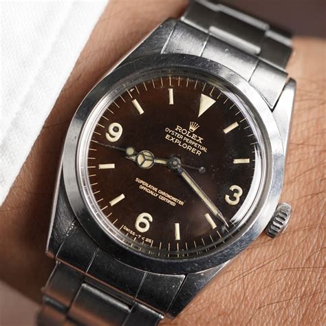 rolex explorer 1016 tropical dial|vintage explorer 1016 references.